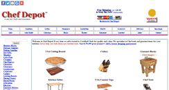 Desktop Screenshot of chefdepot.net